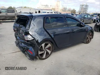 2021 Volkswagen Golf GTI S with VIN 3VW6T7AU5MM004203, listed as a Copart auction lot 87228754 with 24,481 mi miles and Salvage Title. Bid and sale history available at carsss.com. Image 3.