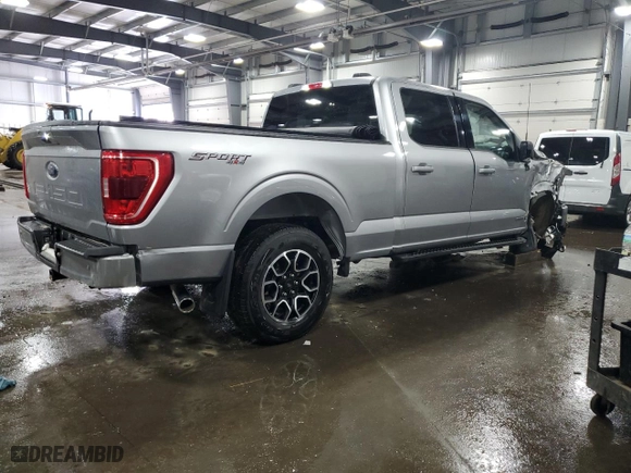 2021 Ford F-150 XL with VIN 1FTFW1ED7MFC12228, listed as a Copart auction lot 47775685 with 26,611 mi miles and Salvage Title. Bid and sale history available at carsss.com. Image 3.
