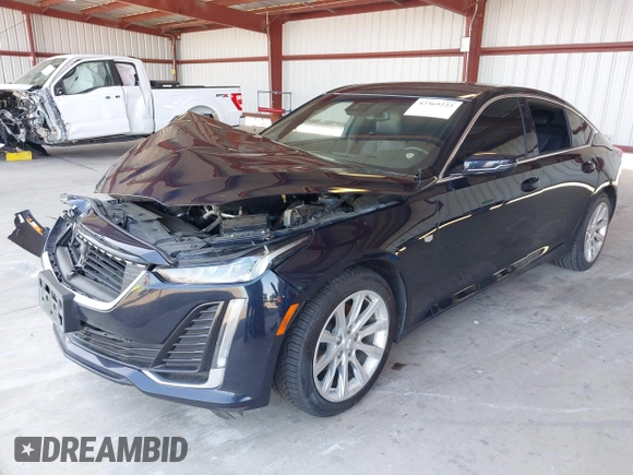2020 Cadillac CT5 Luxury z VIN 1G6DM5RK2L0117741, wystawiony jako IAAI lot #42369222 z przebiegiem 206 105 mil mil oraz . Historia ofert i sprzedaży dostępna na DreamBid. Obrazek 2.