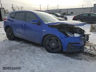 2020 Acura RDX w/A-Spec Pkg with VIN 5J8TC2H69LL037397, listed as a Copart auction lot 45200385 with 54,390 mi miles and Salvage Title. Bid and sale history available at carsss.com. Image 4.