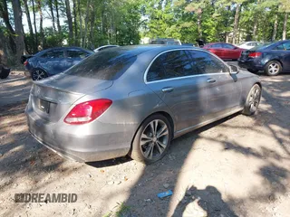 2016 Mercedes-Benz C 300 with VIN WDDWF4JBXGR155652, listed as a IAAI auction lot 42685591 with 88,712 mi miles and . Bid and sale history available at DreamBid. Image 4.