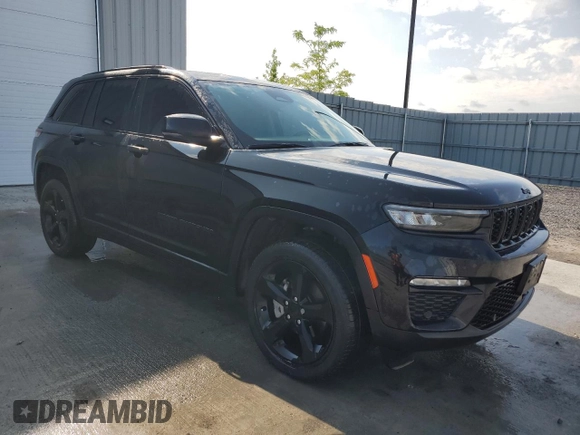 2023 Jeep Grand Cherokee Limited with VIN 1C4RJHBGXPC503847, listed as a Copart auction lot 64541995 with 50,374 mi miles and Clean title. Bid and sale history available at DreamBid. Image 4.