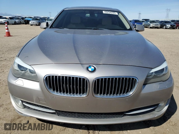 2013 BMW 5 Series 528i with VIN WBAXG5C54DD229520, listed as a Copart auction lot 49254295 with 161,348 mi miles and Salvage Title. Bid and sale history available at carsss.com. Image 5.