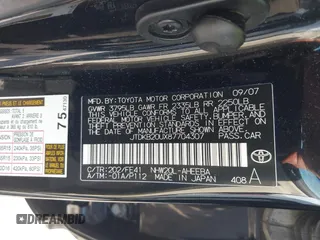 2008 Toyota Prius with VIN JTDKB20UX87704307, listed as a IAAI auction lot 42236776 with 142,996 mi miles and . Bid and sale history available at DreamBid. Image 9.