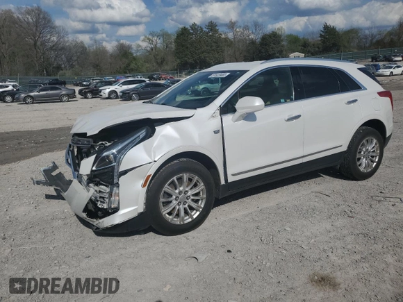 2018 Cadillac XT5 FWD with VIN 1GYKNARS4JZ114420, listed as a Copart auction lot 51523465 with 158,880 mi miles and Salvage Title. Bid and sale history available at carsss.com. Image 1.