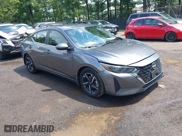 2024 Nissan Sentra SV with VIN 3N1AB8CV2RY211727, listed as a IAAI auction lot 42744888 with 19,460 mi miles and . Bid and sale history available at DreamBid. Image 1.
