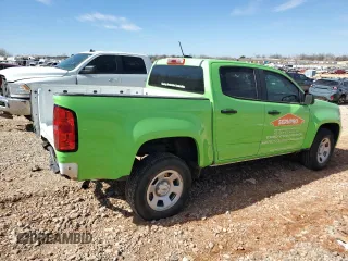 2021 Chevrolet Colorado 2WD Work Truck with VIN 1GCGSBEA9M1287604, listed as a Copart auction lot 43745825 with 67,784 mi miles and Salvage title. Bid and sale history available at DreamBid. Image 3.