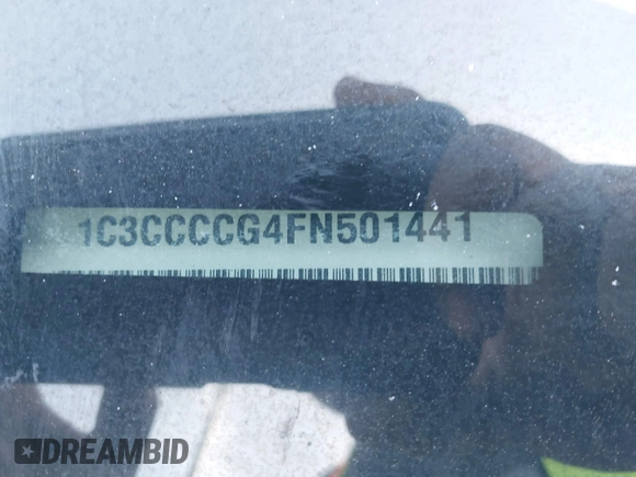 2015 Chrysler 200 C with VIN 1C3CCCCG4FN501441, listed as a IAAI auction lot 41822855 with Not Provided miles and . Bid and sale history available at DreamBid. Image 9.