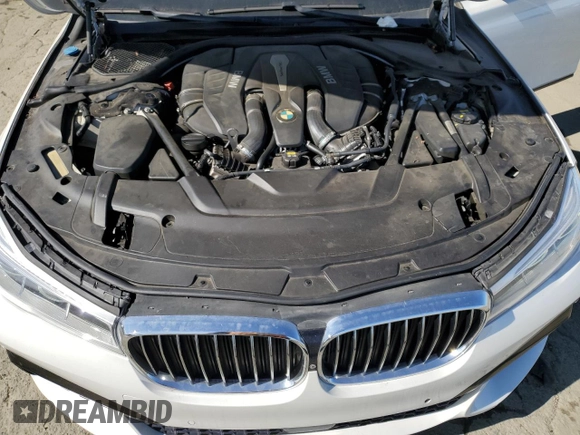 2016 BMW 7 Series 750i with VIN WBA7F0C55GGM20839, listed as a Copart auction lot 46189945 with 75,886 mi miles and Salvage Title. Bid and sale history available at carsss.com. Image 11.