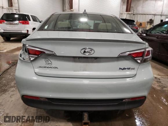 2016 Hyundai Sonata Hybrid SE with VIN KMHE24L10GA022687, listed as a Copart auction lot 72908523 with 0 mi miles. Bid and sale history available at carsss.com. Image 6.