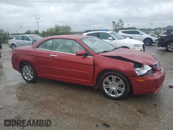 2008 Chrysler Sebring Limited with VIN 1C3LC65M28N267517, listed as a Copart auction lot 73114414 with 115,187 mi miles and Clean Title. Bid and sale history available at carsss.com. Image 4.