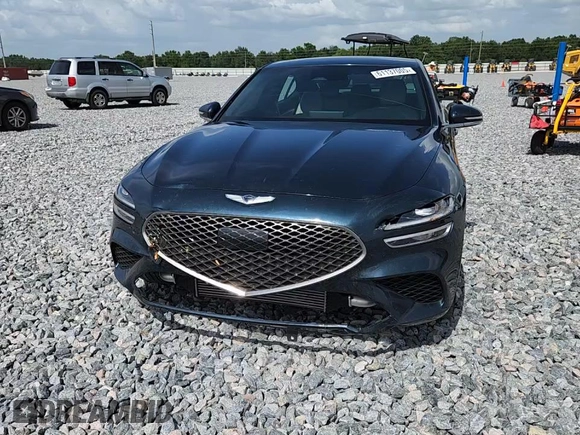 2023 Genesis G70 2.0T with VIN KMTG34TA3PU108506, listed as a Copart auction lot 61137005 with 40,950 mi miles and Salvage title. Bid and sale history available at DreamBid. Image 13.