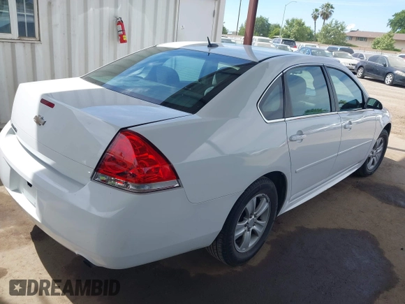 2012 Chevrolet Impala LS Fleet with VIN 2G1WF5E30C1328383, listed as a IAAI auction lot 42349292 with 115,746 mi miles and . Bid and sale history available at DreamBid. Image 4.