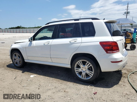2014 Mercedes-Benz GLK 250 with VIN WDCGG0EB8EG185024, listed as a Copart auction lot 55746845 with 92,330 mi miles and Salvage Title. Bid and sale history available at DreamBid. Image 2.