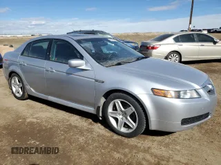2005 Acura TL with VIN 19UUA66225A801803, listed as a Copart auction lot 49325355 with 208,894 mi miles and Salvage Title. Bid and sale history available at carsss.com. Image 4.