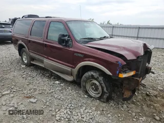 2001 Ford Excursion Limited с VIN 1FMNU43SX1EA00618, выставлен на аукционе Copart как лот 59807255 с пробегом 210 811 миль миль и Чистый • Clean title. История ставок и продаж доступна на DreamBid. Изображение 4.