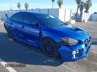 2015 Subaru WRX with VIN JF1VA1A67F9823689, listed as a IAAI auction lot 41600783 with 101,671 mi miles. Bid and sale history available at carsss.com. Image 1.