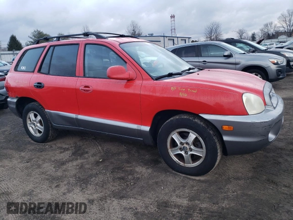 2003 Hyundai Santa Fe GLS with VIN KM8SC13E63U474203, listed as a Copart auction lot 87292474 with 219,660 mi miles and Salvage Title. Bid and sale history available at carsss.com. Image 4.