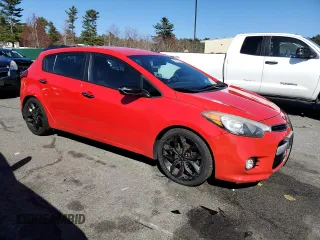 2015 Kia Forte 5-Door SX with VIN KNAFZ5A39F5297493, listed as a Copart auction lot 52156085 with 90,863 mi miles and Salvage Title. Bid and sale history available at carsss.com. Image 4.