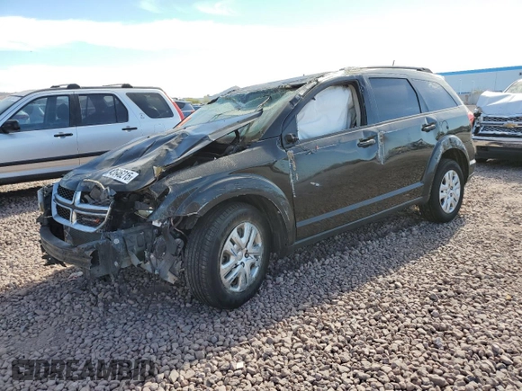 2019 Dodge Journey SE with VIN 3C4PDCBB6KT845668, listed as a Copart auction lot 43646215 with Not Provided miles and Salvage Title. Bid and sale history available at DreamBid. Image 1.