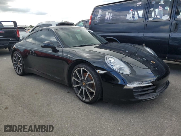 2014 Porsche 911 Carrera with VIN WP0AA2A97ES107648, listed as a Copart auction lot 75061834 with 0 mi miles and Non Repairable. Bid and sale history available at carsss.com. Image 4.