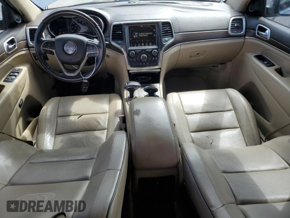 2014 Jeep Grand Cherokee Overland with VIN 1C4RJFCG1EC216154, listed as a Copart auction lot 50984675 with 91,782 mi miles and Salvage Title. Bid and sale history available at carsss.com. Image 8.