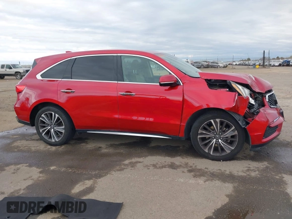 2019 Acura MDX w/Technology Pkg with VIN 5J8YD4H53KL012273, listed as a IAAI auction lot 41784034 with 96,239 mi miles. Bid and sale history available at carsss.com. Image 13.