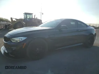 2015 BMW M4 with VIN WBS3R9C58FK333924, listed as a Copart auction lot 45224645 with 90,308 mi miles and Salvage Title. Bid and sale history available at carsss.com. Image 1.