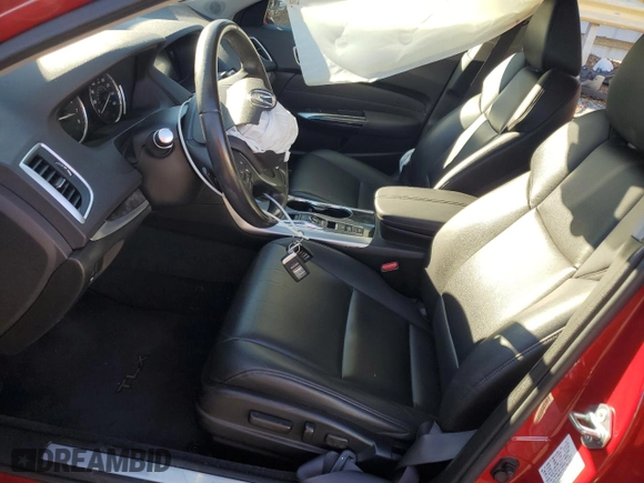 2018 Acura TLX with VIN 19UUB3F35JA000409, listed as a Copart auction lot 87343644 with 36,571 mi miles and Salvage Title. Bid and sale history available at carsss.com. Image 7.
