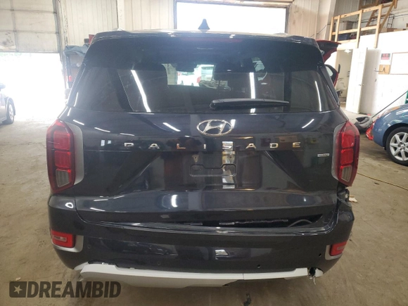 2021 Hyundai Palisade Limited with VIN KM8R5DHE1MU207961, listed as a Copart auction lot 56989515 with 36,416 mi miles and Salvage title. Bid and sale history available at DreamBid. Image 6.
