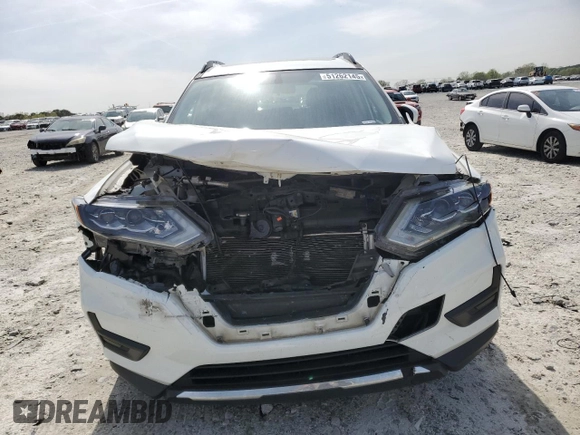 2017 Nissan Rogue SV with VIN 5N1AT2MTXHC758932, listed as a Copart auction lot 51262145 with 189,795 mi miles and Salvage Title. Bid and sale history available at carsss.com. Image 5.