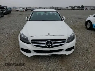 2017 Mercedes-Benz C 300 with VIN 55SWF4JB4HU232306, listed as a Copart auction lot 60287885 with 44,525 mi miles and Salvage title. Bid and sale history available at DreamBid. Image 5.