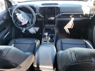 2024 Ford Ranger LARIAT with VIN 1FTER4KH6RLE24736, listed as a Copart auction lot 42259345 with 3,690 mi miles and Salvage Title. Bid and sale history available at carsss.com. Image 8.
