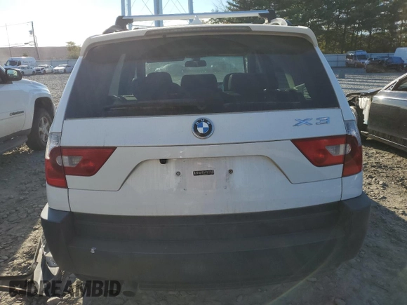 2005 BMW X3 2.5i with VIN WBXPA73415WC52398, listed as a Copart auction lot 75191574 with 204,347 mi miles and Clean Title. Bid and sale history available at carsss.com. Image 6.