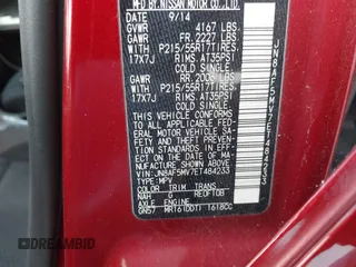 2014 Nissan Juke S with VIN JN8AF5MV7ET484233, listed as a IAAI auction lot 42146327 with 106,477 mi miles and . Bid and sale history available at carsss.com. Image 9.
