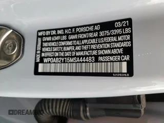 2021 Porsche Taycan 4S z VIN WP0AB2Y15MSA44483, wystawiony jako Copart lot #44510623 z przebiegiem 27 812 mil mil oraz . Historia ofert i sprzedaży dostępna na DreamBid. Obrazek 12.