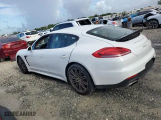 2016 Porsche Panamera 4 with VIN WP0AA2A75GL002991, listed as a Copart auction lot 69493904 with 39,554 mi miles and Salvage Title. Bid and sale history available at carsss.com. Image 2.