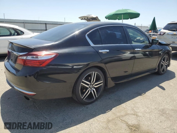 2016 Honda Accord Sport with VIN 1HGCR2F58GA212703, listed as a Copart auction lot 58450825 with 234,923 mi miles and Salvage title. Bid and sale history available at DreamBid. Image 3.
