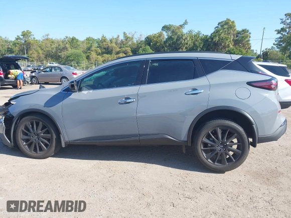 2023 Nissan Murano SV with VIN 5N1AZ2BJ5PC130761, listed as a IAAI auction lot 42055080 with 22,079 mi miles and . Bid and sale history available at DreamBid. Image 14.
