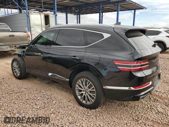 2021 Genesis GV80 with VIN KMUHBDSB8MU041121, listed as a Copart auction lot 45007065 with 55,347 mi miles and Salvage Title. Bid and sale history available at carsss.com. Image 2.