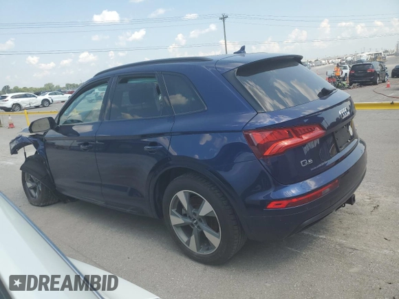 2020 Audi Q5 Premium with VIN WA1ANAFY4L2101702, listed as a Copart auction lot 60560175 with 75,309 mi miles and Clean title. Bid and sale history available at DreamBid. Image 2.