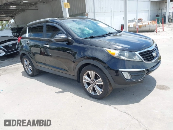 2014 Kia Sportage SX with VIN KNDPC3A66E7585269, listed as a IAAI auction lot 42423325 with 173,517 mi miles and . Bid and sale history available at DreamBid. Image 1.