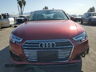 2019 Audi A4 Premium Plus with VIN WAUENAF41KA044624, listed as a Copart auction lot 50043695 with 12,368 mi miles and Salvage Title. Bid and sale history available at carsss.com. Image 5.