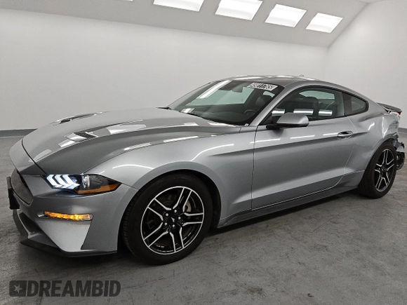 2023 Ford Mustang EcoBoost with VIN 1FA6P8THXP5108991, listed as a Copart auction lot 49011765 with 40,691 mi miles and Clean Title. Bid and sale history available at carsss.com. Image 1.