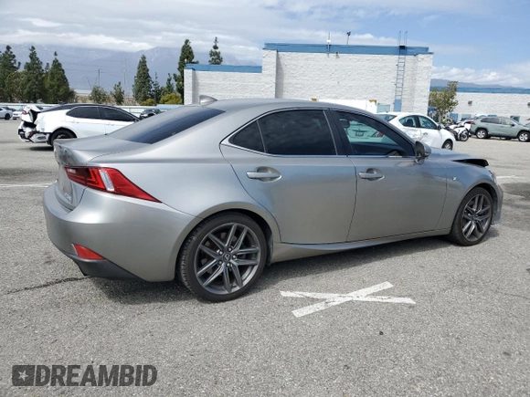2016 Lexus IS 200t with VIN JTHBA1D23G5011156, listed as a Copart auction lot 48883885 with 166,852 mi miles and Salvage Title. Bid and sale history available at DreamBid. Image 3.