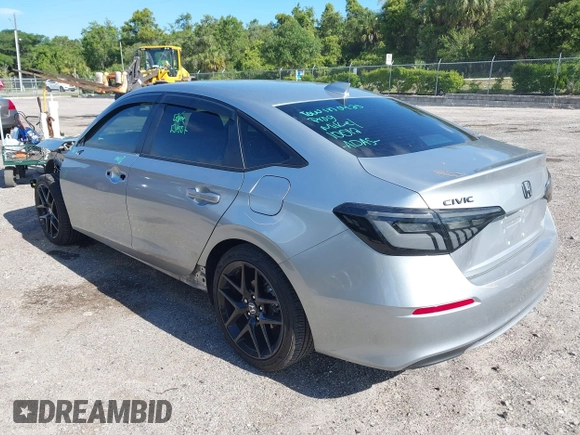 2025 Honda Civic Sport z VIN 2HGFE2F59SH549528, wystawiony jako IAAI lot #42232674 z przebiegiem 8 889 mil mil oraz . Historia ofert i sprzedaży dostępna na DreamBid. Obrazek 3.