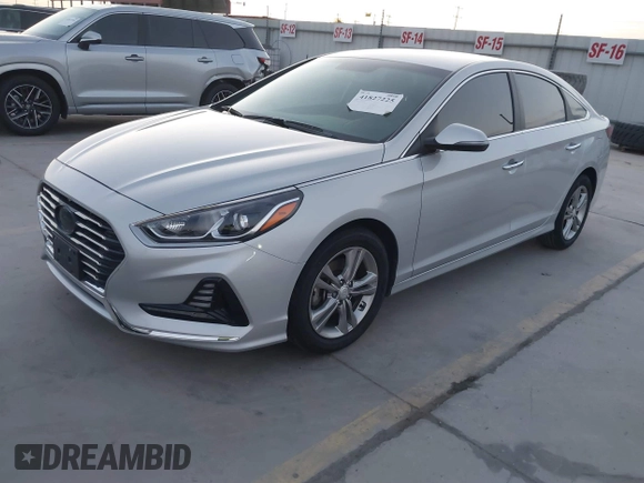 2018 Hyundai Sonata SEL with VIN 5NPE34AF1JH673343, listed as a IAAI auction lot 41827225 with 29,732 mi miles and . Bid and sale history available at carsss.com. Image 18.