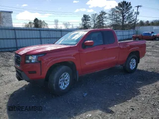 2024 Nissan Frontier S with VIN 1N6ED1CM7RN653551, listed as a Copart auction lot 49247755 with 23,177 mi miles and Salvage Title. Bid and sale history available at carsss.com. Image 1.