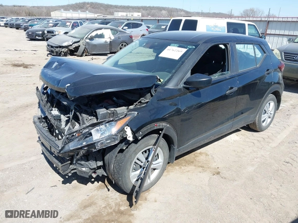 2022 Nissan Kicks S with VIN 3N1CP5BV3NL477436, listed as a IAAI auction lot 41762269 with 44,053 mi miles. Bid and sale history available at carsss.com. Image 22.