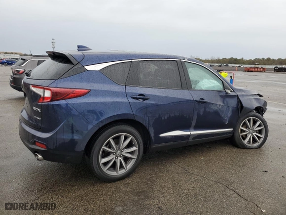 2019 Acura RDX w/Technology Pkg with VIN 5J8TC2H56KL018859, listed as a Copart auction lot 42845035 with 69,493 mi miles and Salvage Title. Bid and sale history available at carsss.com. Image 3.